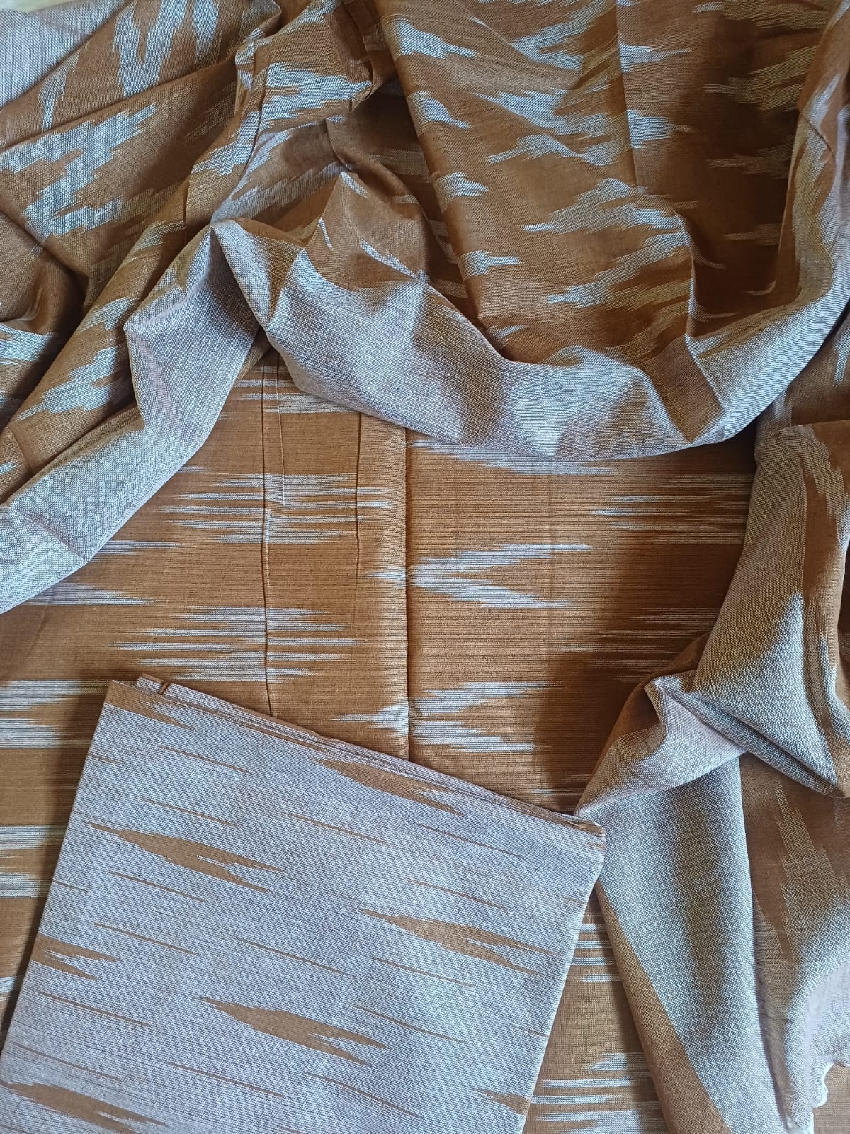 Pure cotton Ikkat patterned salwar suit